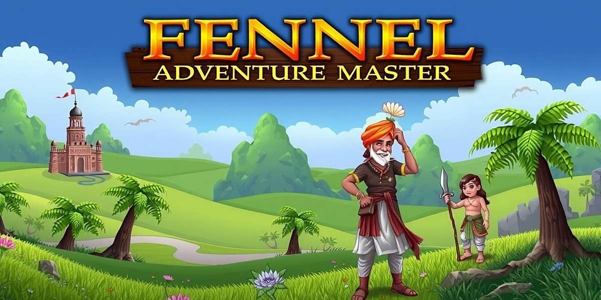 Fennel Adventure Master - Official Cover Art Fennel Adventure Master game cover featuring Indian landscapes and characters in traditional attire