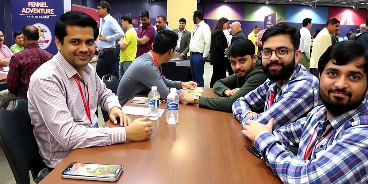 Indian players enjoying Fennel Adventure Master at a gaming convention